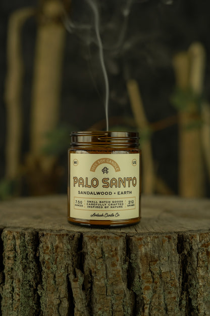 Palo Santo | Sandalwood + Earth Soy Candle