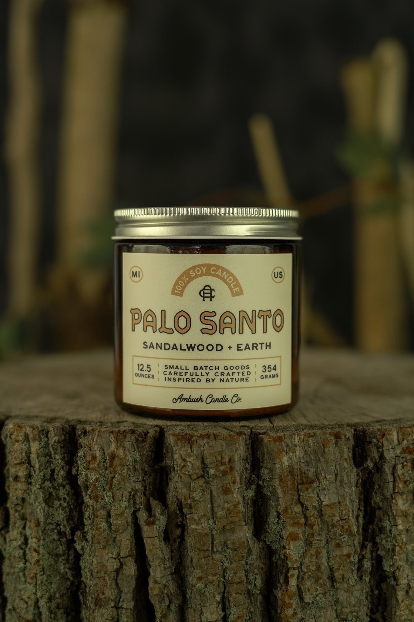 Palo Santo | Sandalwood + Earth Soy Candle