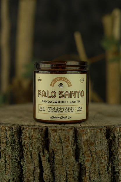 Palo Santo | Sandalwood + Earth Soy Candle