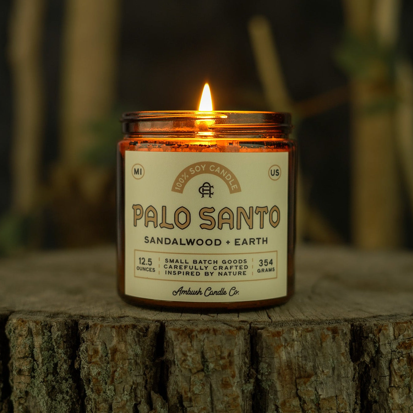 Palo Santo | Sandalwood + Earth Soy Candle