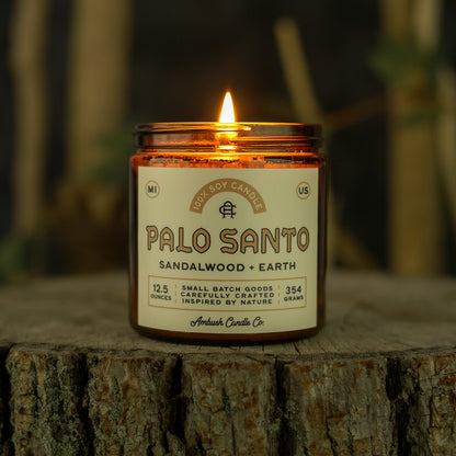 Palo Santo | Sandalwood + Earth Soy Candle