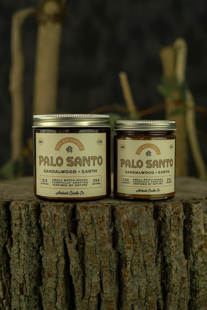 Palo Santo | Sandalwood + Earth Soy Candle