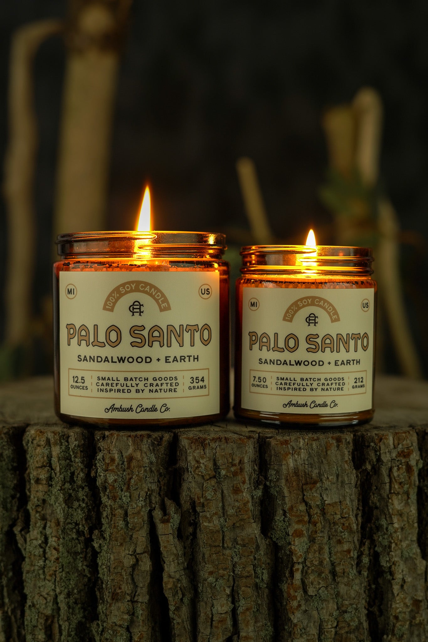 Palo Santo | Sandalwood + Earth Soy Candle
