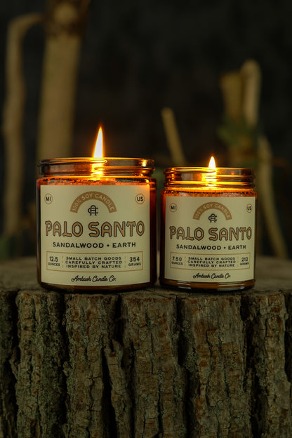 Palo Santo | Sandalwood + Earth Soy Candle