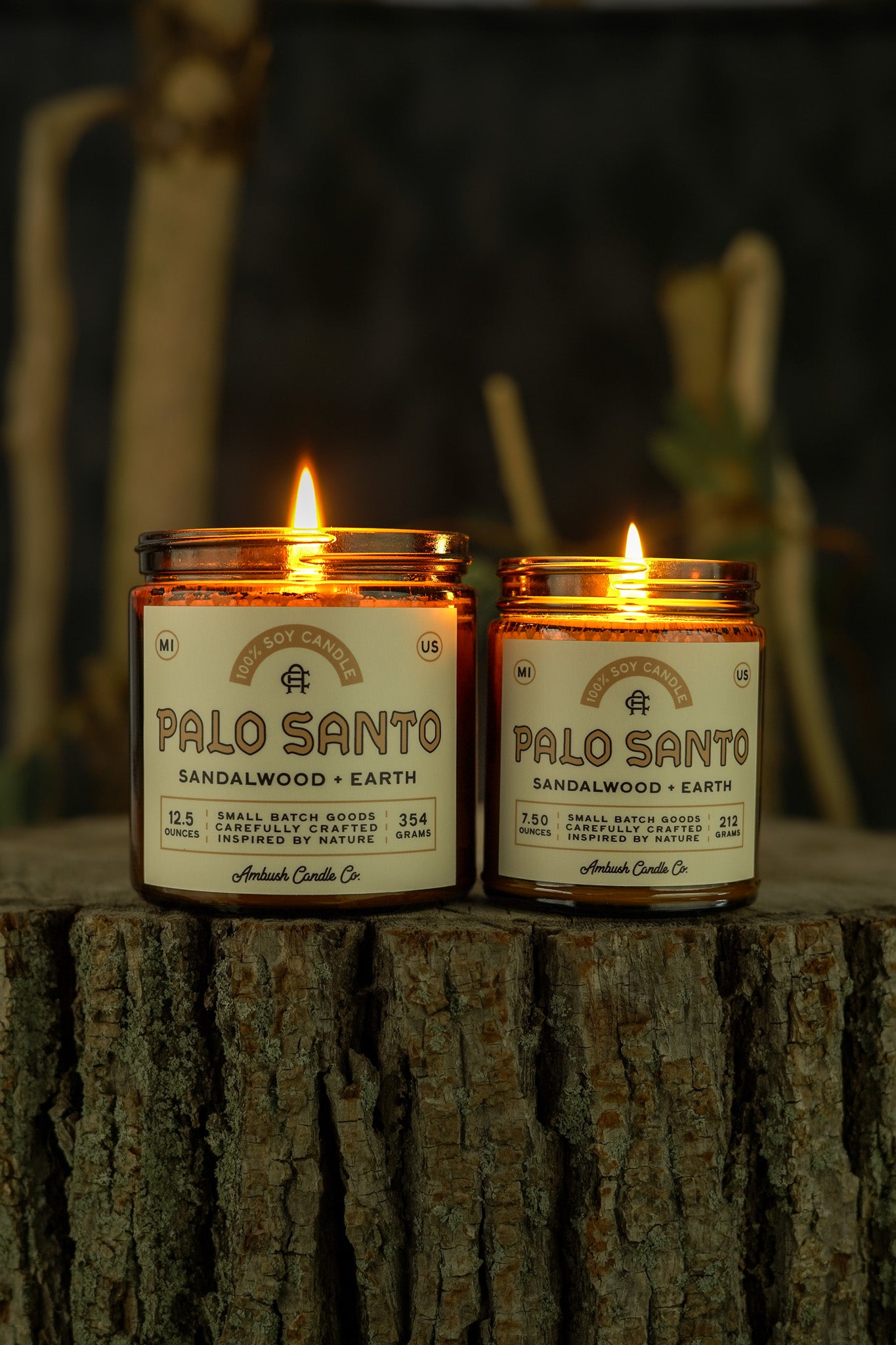 Palo Santo | Sandalwood + Earth Soy Candle