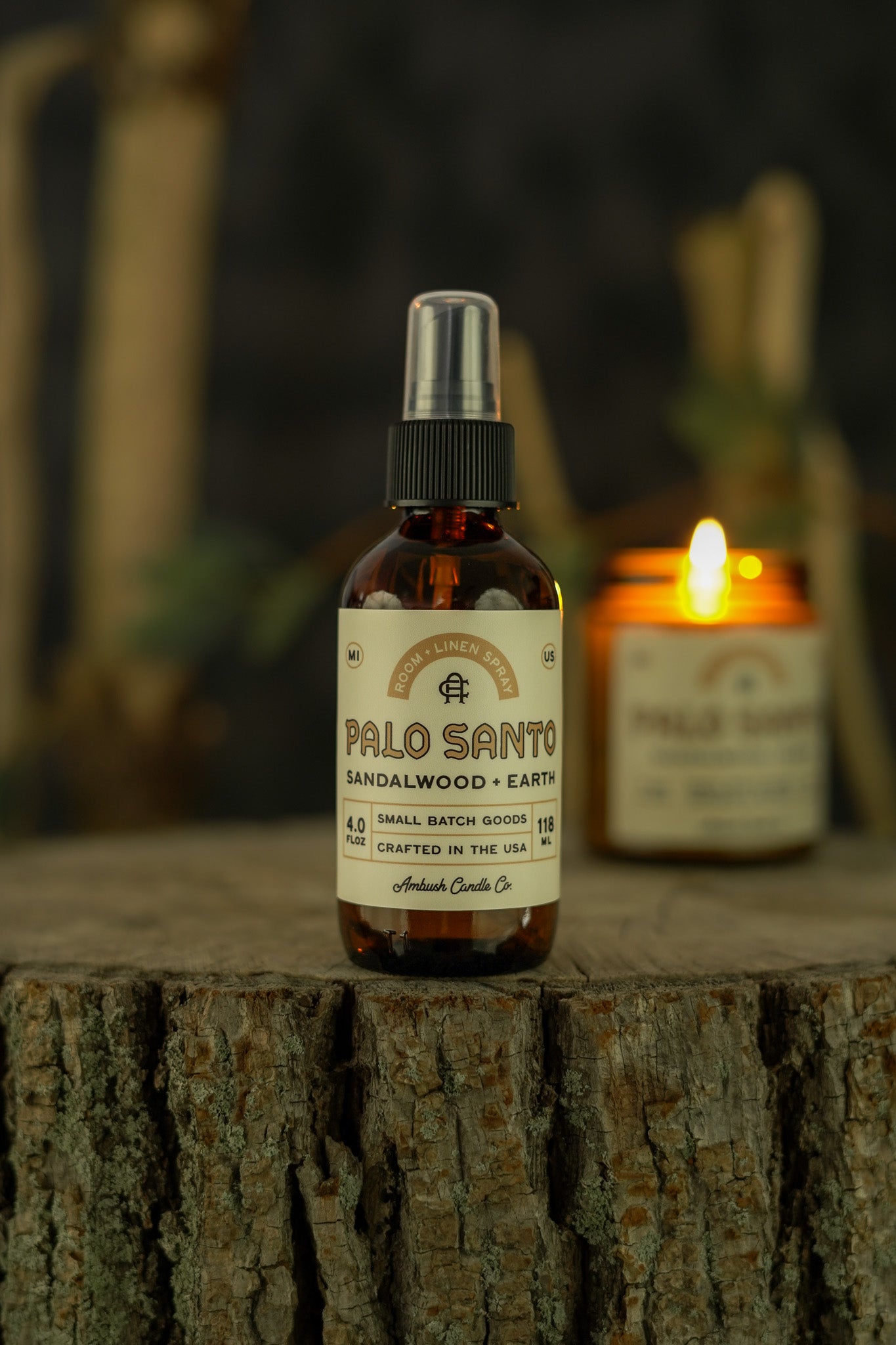 Palo Santo | Sandalwood + Earth Room Spray