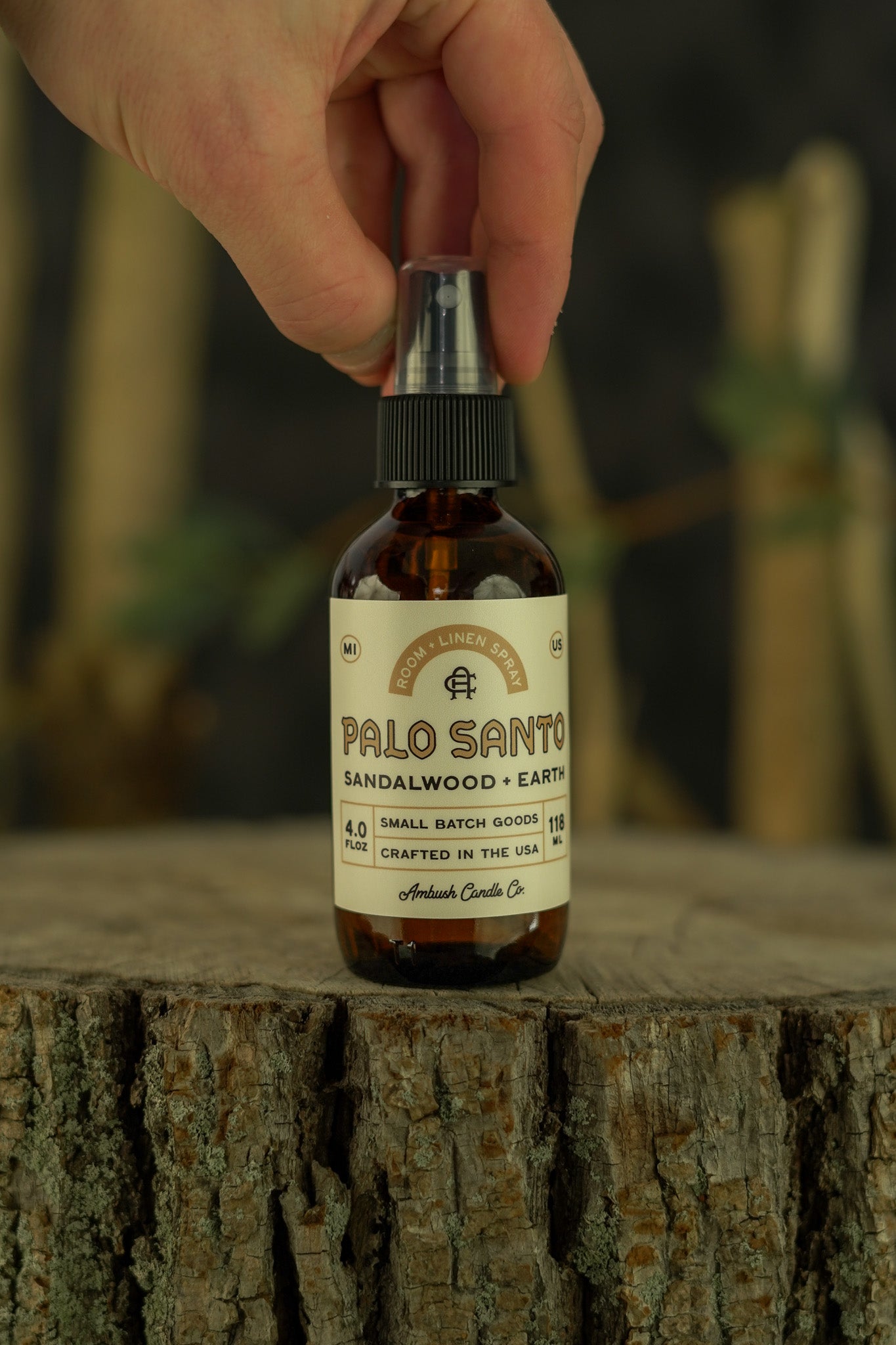 Palo Santo | Sandalwood + Earth Room Spray