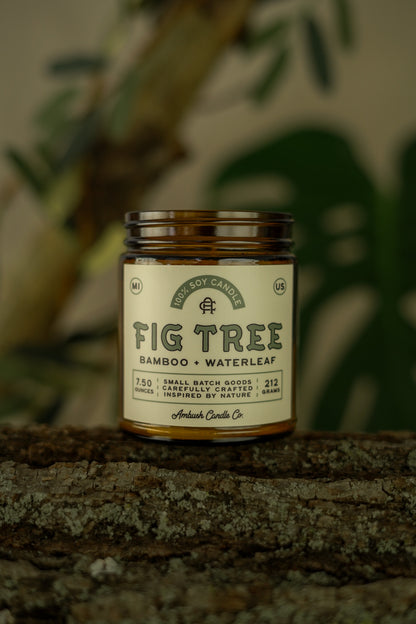 Fig Tree | Bamboo + Waterleaf Soy Candle
