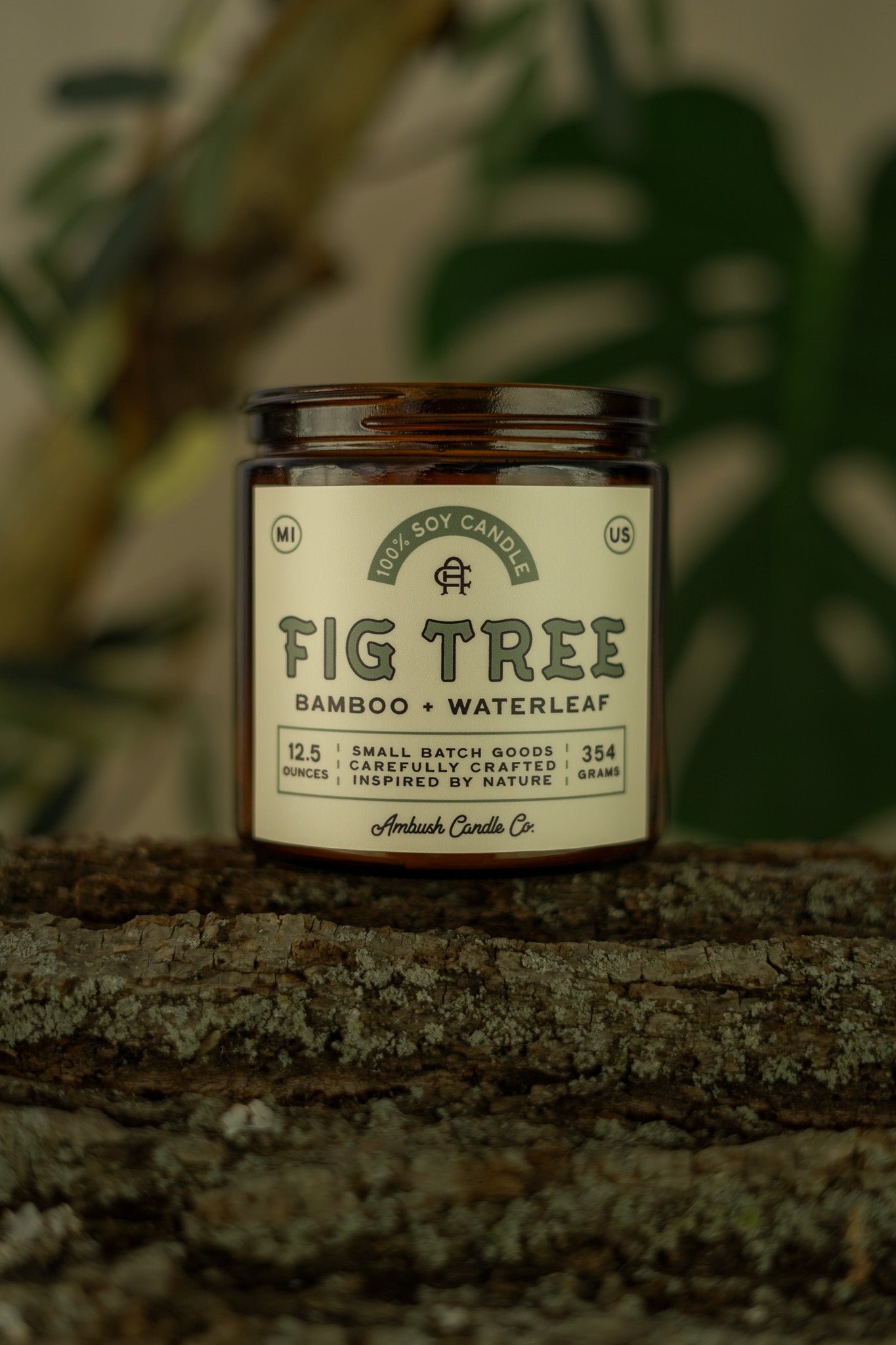 Fig Tree | Bamboo + Waterleaf Soy Candle