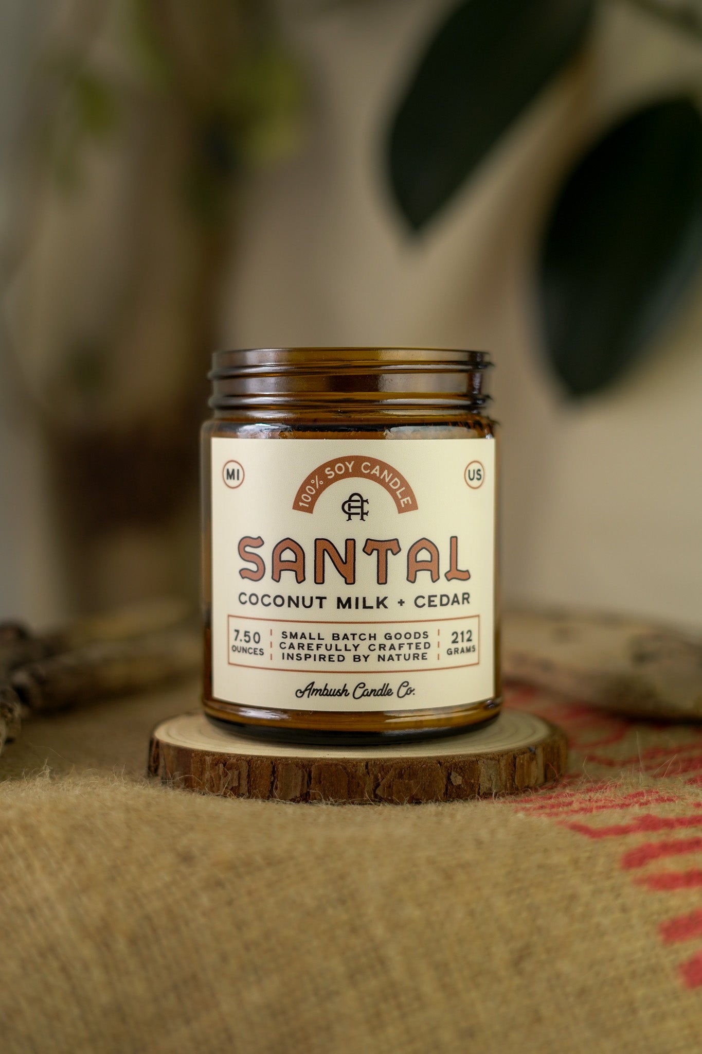 Santal | Coconut Milk + Cedar Soy Candle