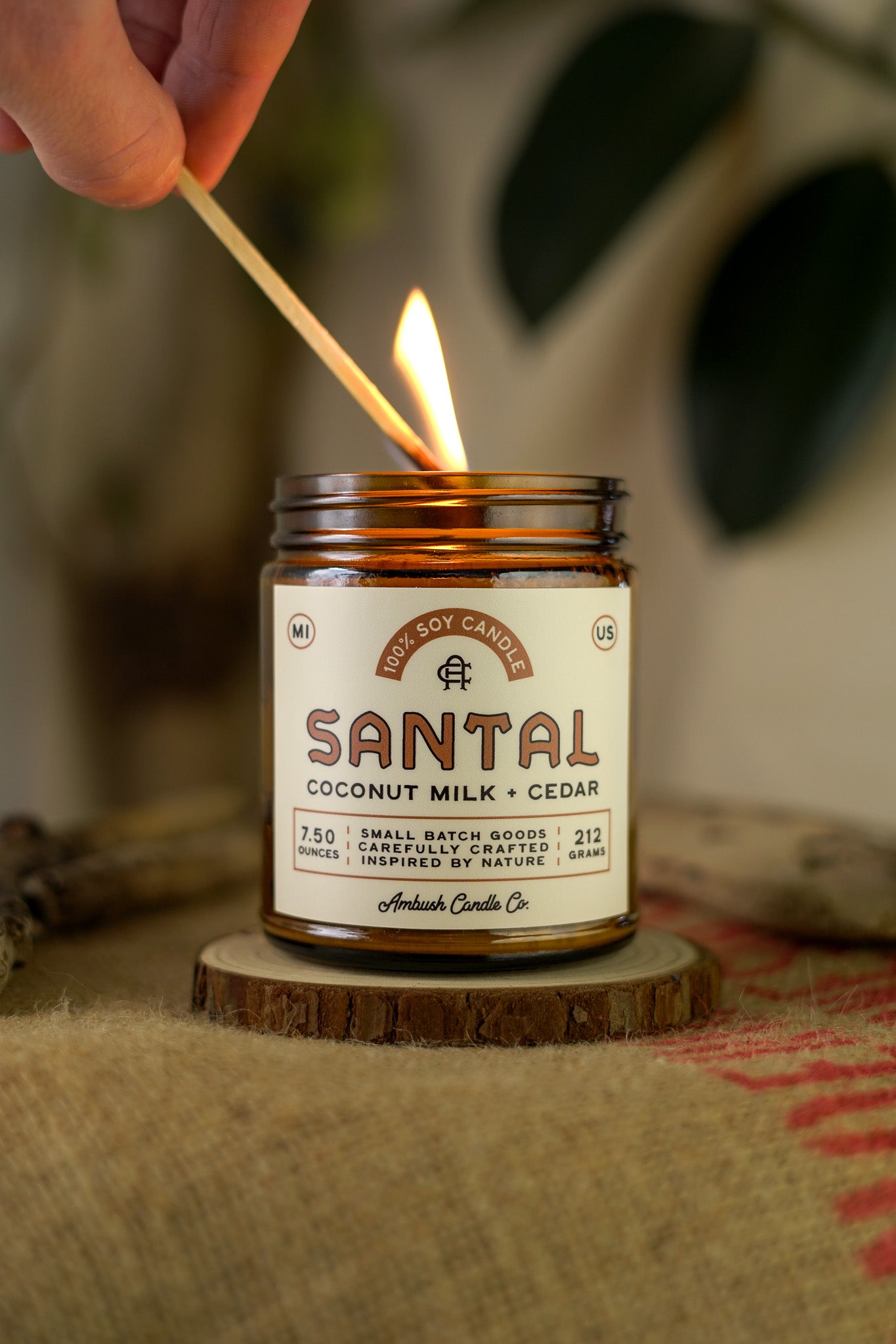 Santal | Coconut Milk + Cedar Soy Candle
