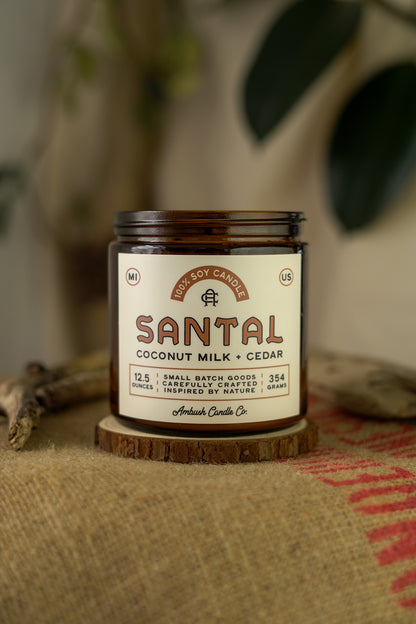 Santal | Coconut Milk + Cedar Soy Candle