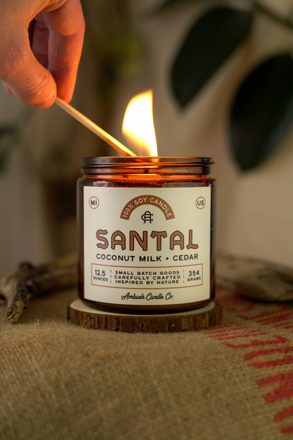 Santal | Coconut Milk + Cedar Soy Candle