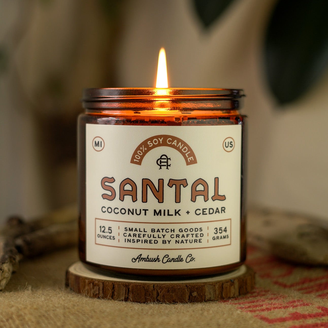 Santal | Coconut Milk + Cedar Soy Candle