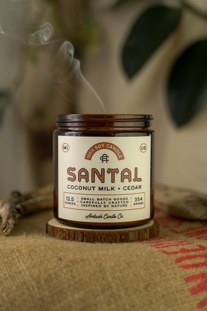 Santal | Coconut Milk + Cedar Soy Candle