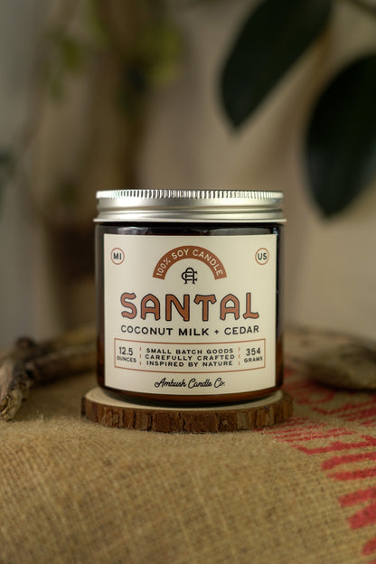Santal | Coconut Milk + Cedar Soy Candle