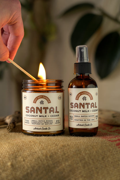 Santal | Coconut Milk + Cedar Soy Candle