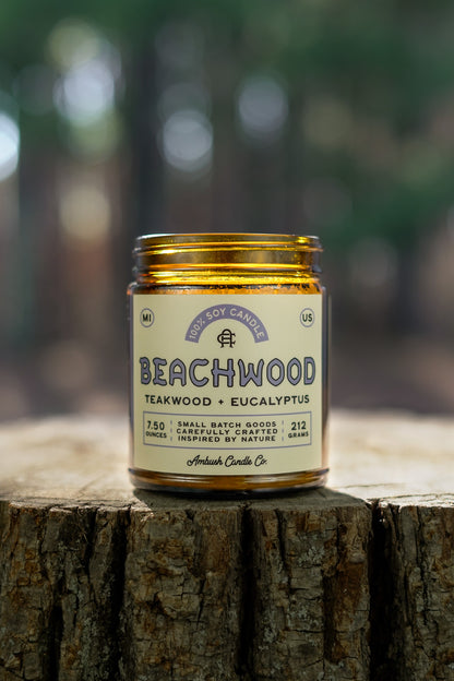 Beachwood | Teakwood + Eucalyptus Soy Candle