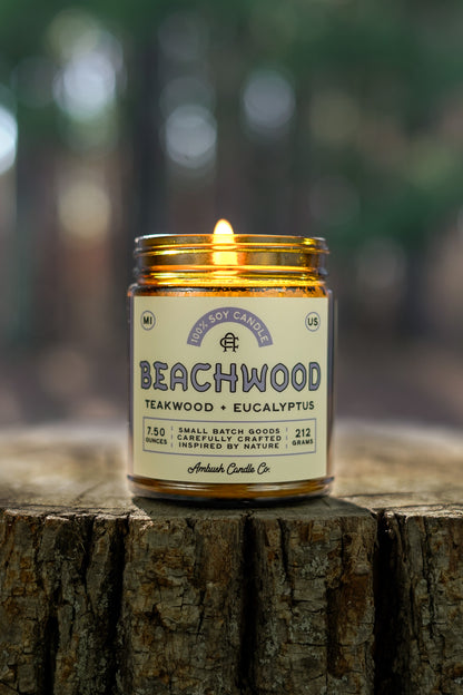 Beachwood | Teakwood + Eucalyptus Soy Candle