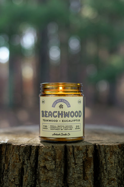 Beachwood | Teakwood + Eucalyptus Soy Candle