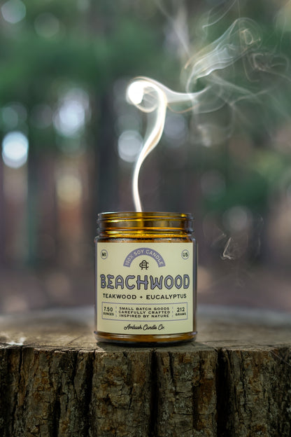 Beachwood | Teakwood + Eucalyptus Soy Candle
