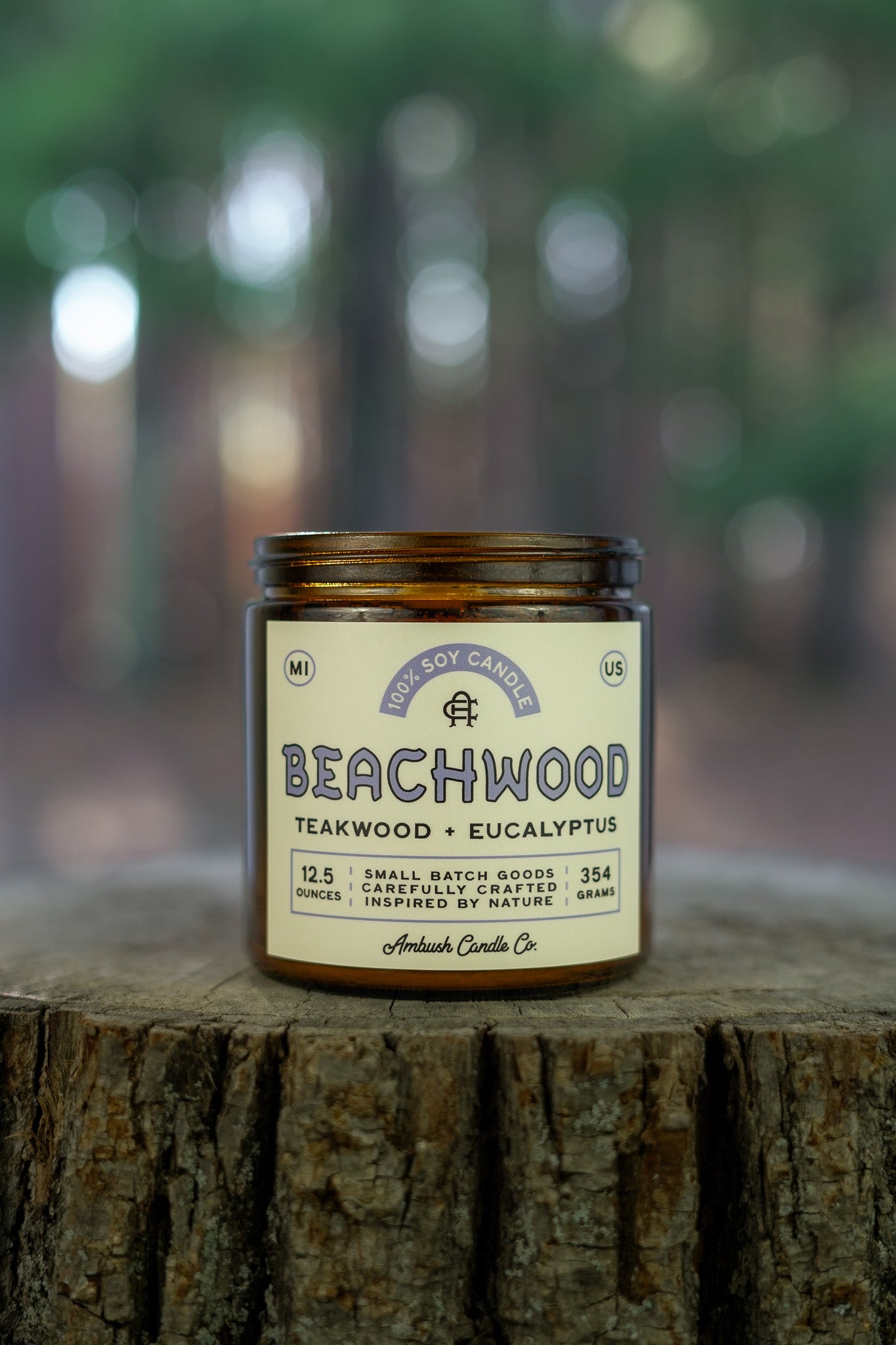 Beachwood | Teakwood + Eucalyptus Soy Candle