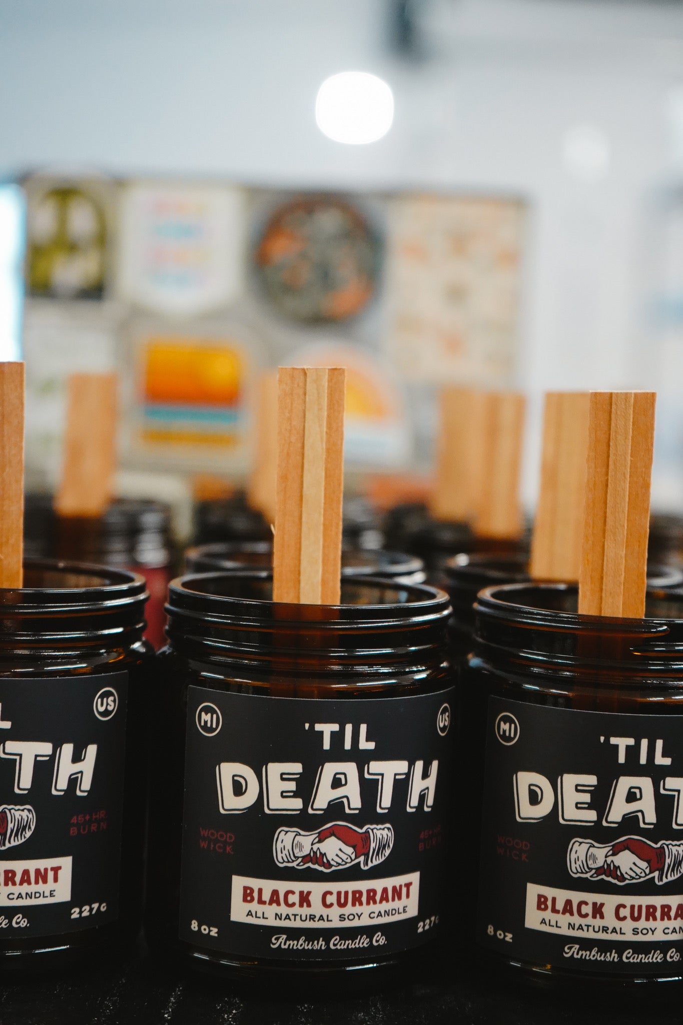'Til Death | Black Currant 8oz Soy Candle