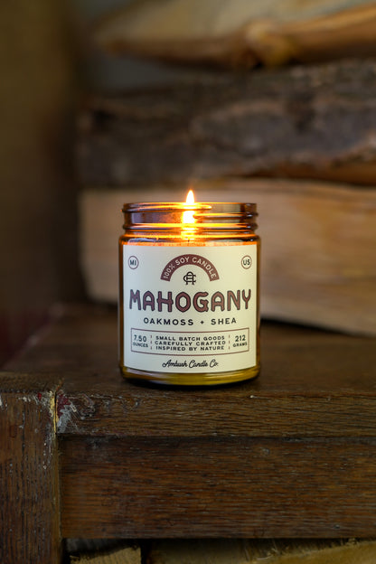 Mahogany | Oakmoss + Shea Soy Candle