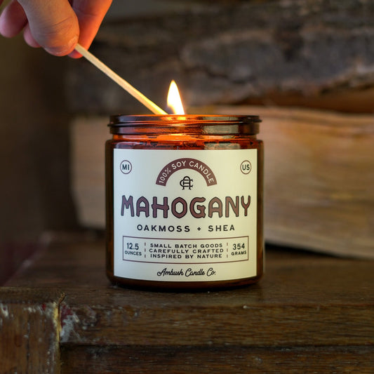 Mahogany | Oakmoss + Shea Soy Candle