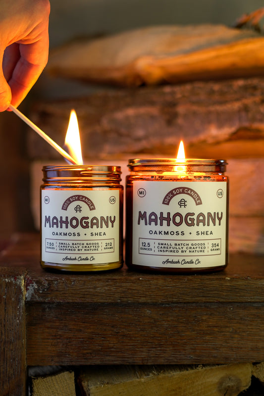 Mahogany | Oakmoss + Shea Soy Candle