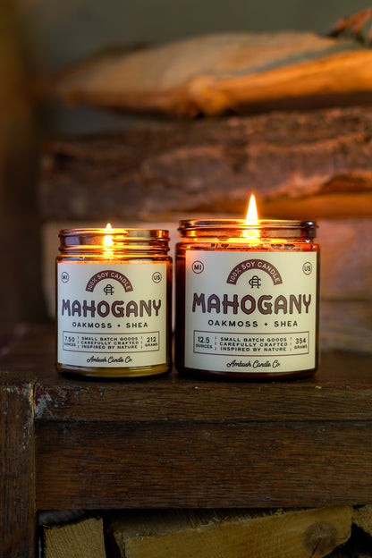 Mahogany | Oakmoss + Shea Soy Candle