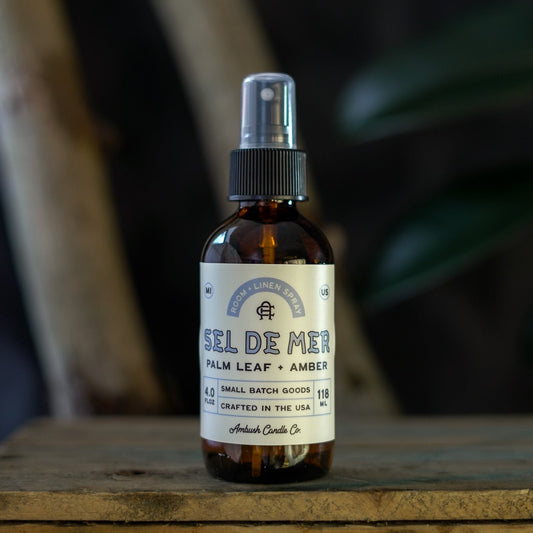 Sel De Mer | Palm Leaf + Amber Room Spray