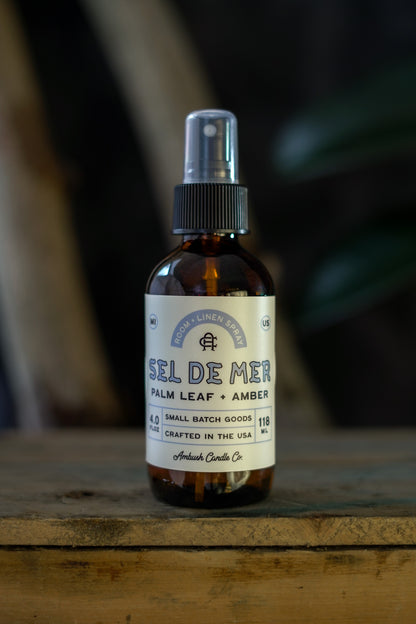 Sel De Mer | Palm Leaf + Amber Room Spray
