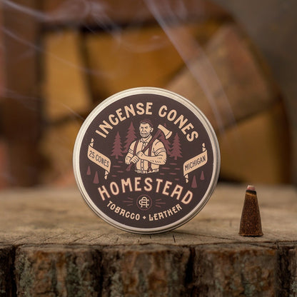 Homestead | Tobacco + Leather Incense