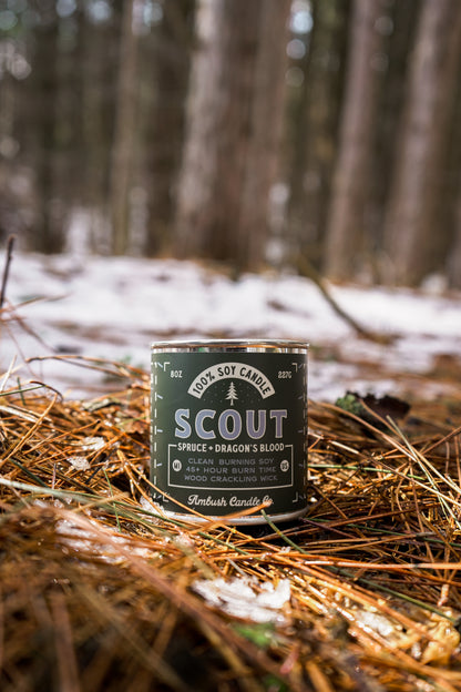 Scout | Spruce + Dragon's Blood 8oz Soy Candle