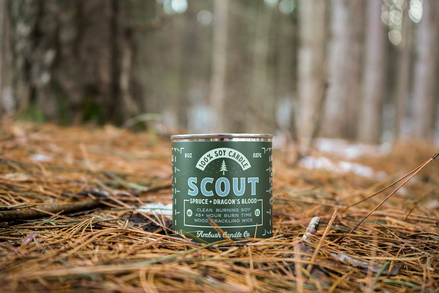 Scout | Spruce + Dragon's Blood 8oz Soy Candle