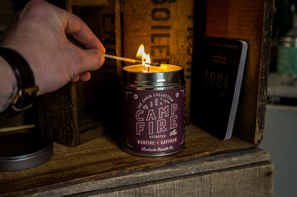 Campfire | Bonfire + Saffron 14oz Soy Candle