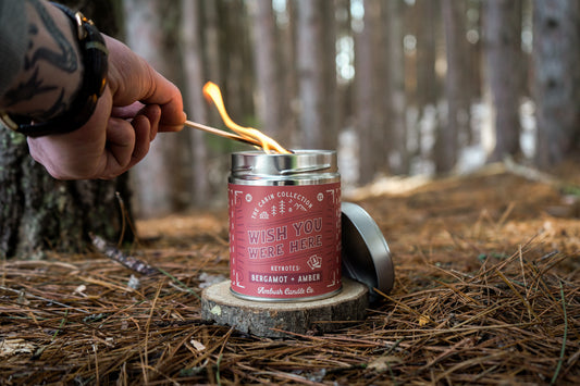 Wish You Were Here | Bergamot + Amber 14oz Soy Candle
