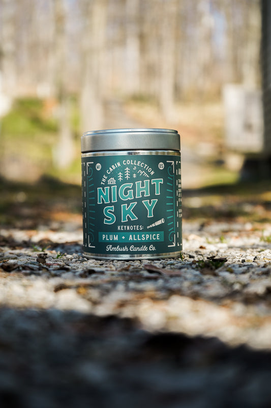 Night Sky | Plum + Allspice 14oz Soy Candle