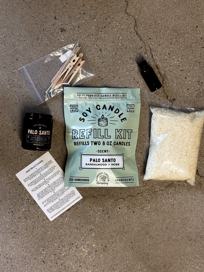 Candle Refill Kit (Makes Two 8oz Soy Candles)