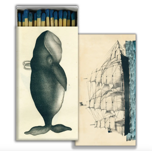 Whale & Clipper Ship - Safety Matches