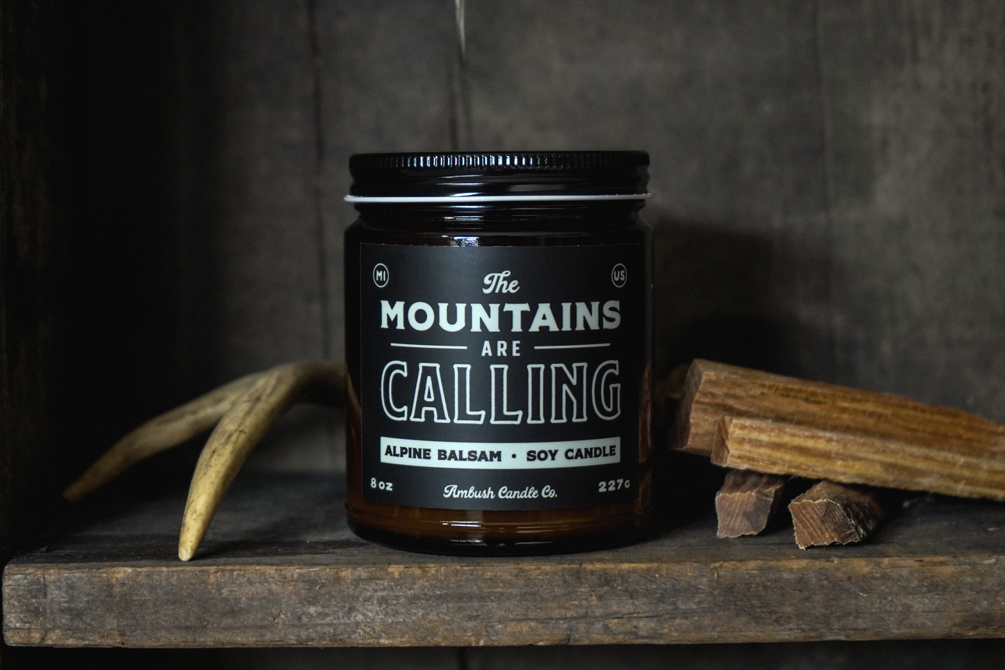 The Mountains Are Calling | Alpine Balsam 8oz Soy Candle