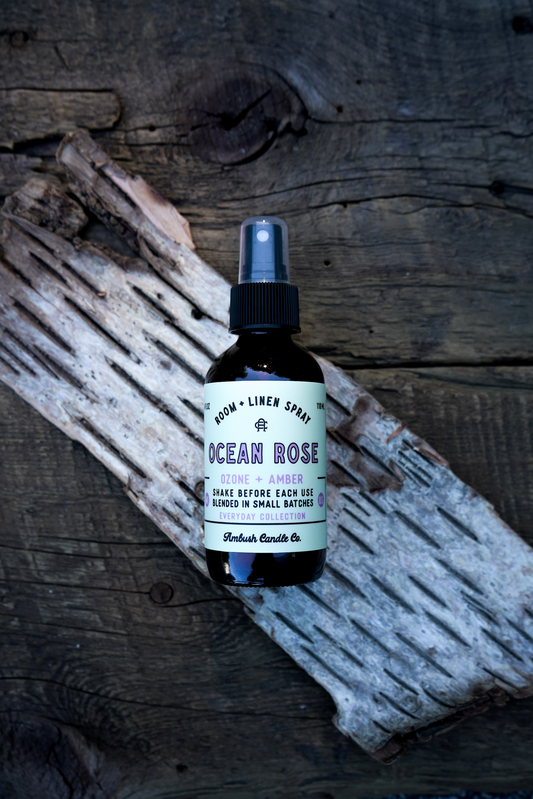 Ocean Rose | Ozone + Amber 4oz Room Spray