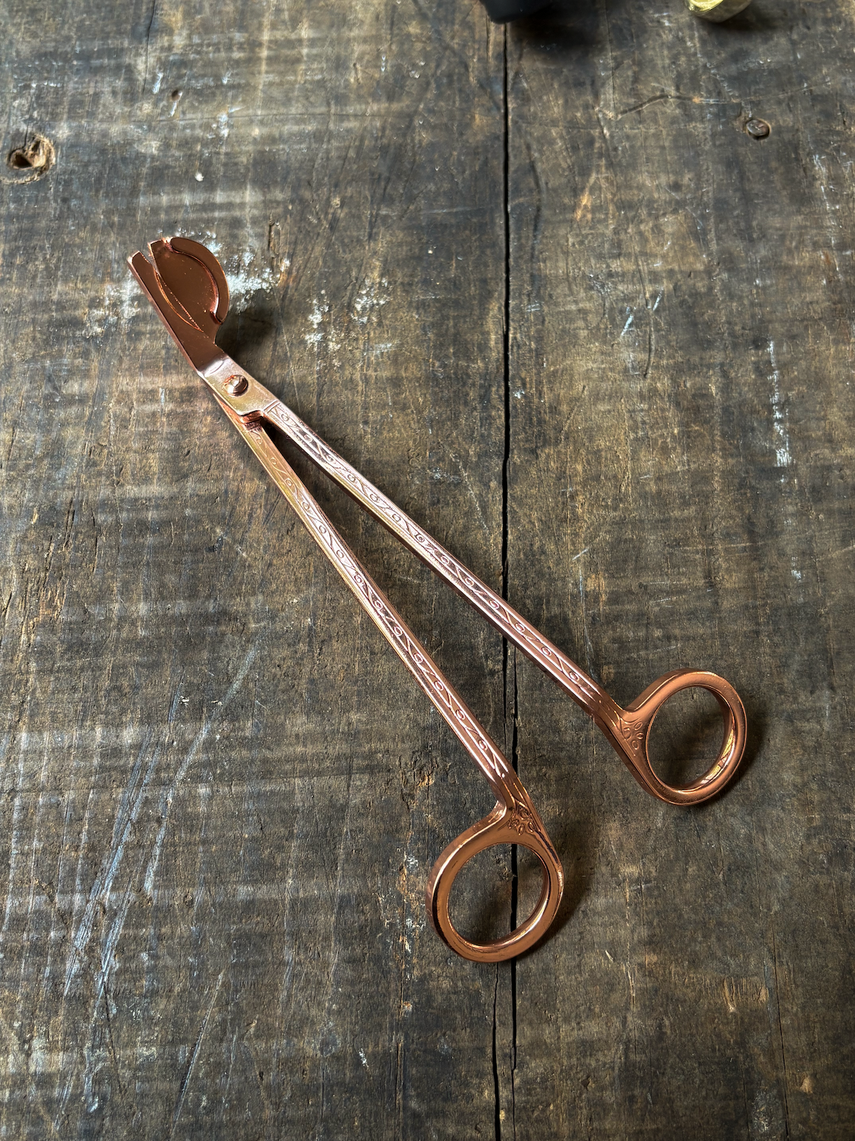 Engraved Stainless Steel Candle Wick Trimmers