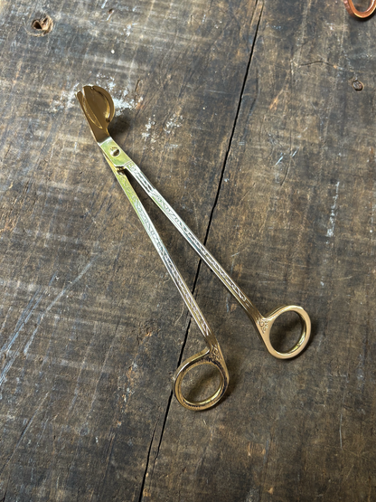 Engraved Stainless Steel Candle Wick Trimmers