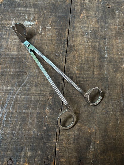 Engraved Stainless Steel Candle Wick Trimmers